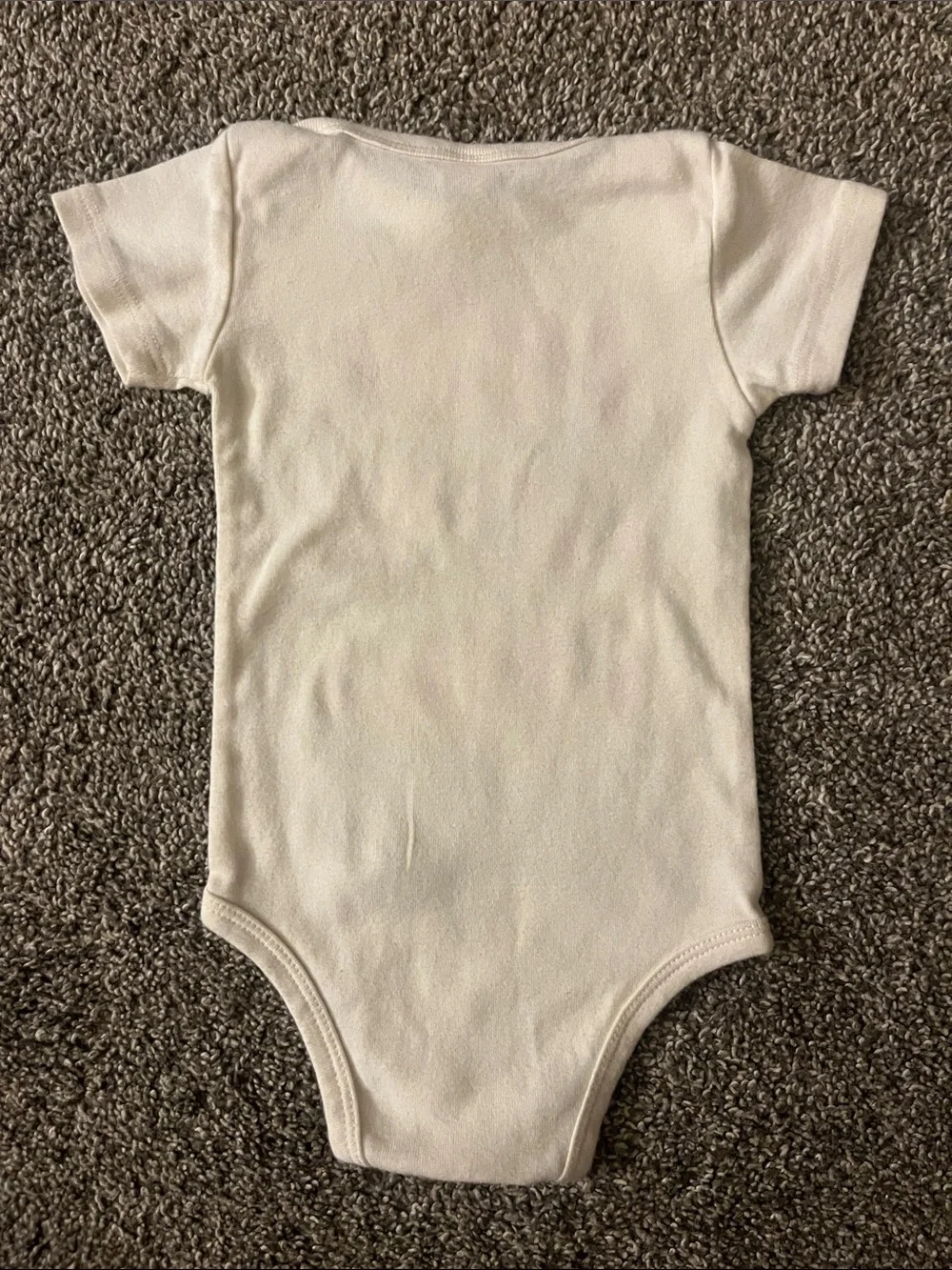 White Kids One-Piece Bodysuit with Orange 'Philadelphia' Graphic